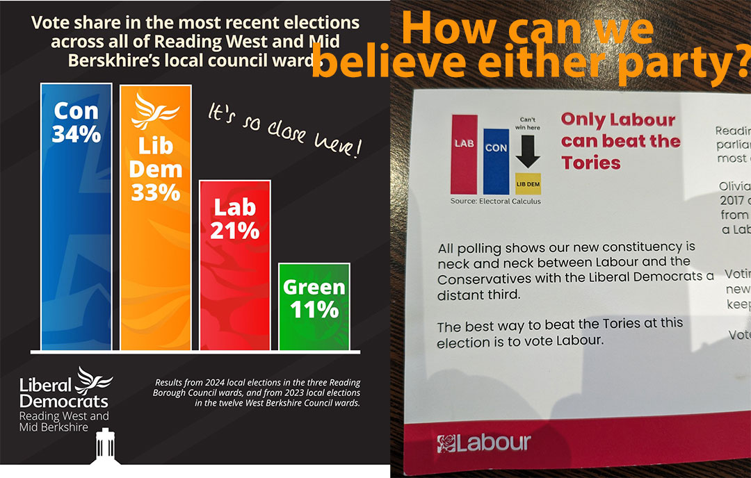 Watch our there a general election leaflet about
