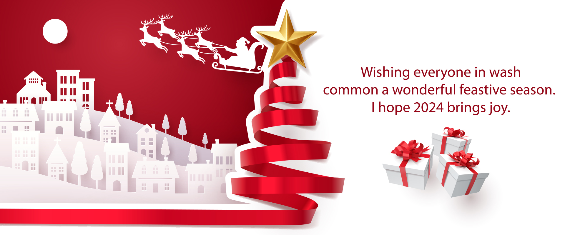 Seasons Greetings and here's to a positive 2024